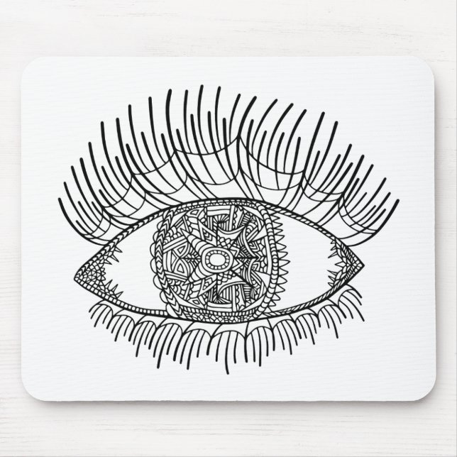Inspiriertes Auge Mousepad (Vorne)