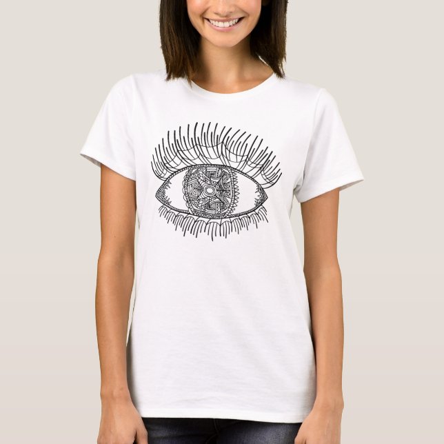 Inspiriertes Auge T-Shirt (Vorderseite)