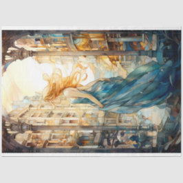 Inspiriertes Dekoupage Tissue-Papier aus Hartglas Seidenpapier