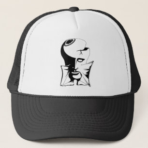 Inspiriertes Disruptions-Logo - Hut Truckerkappe