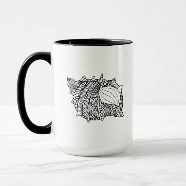 Inspiriertes Gekritzel Tasse (Links)