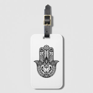 Inspiriertes Hamsa Symbol Gepäckanhänger