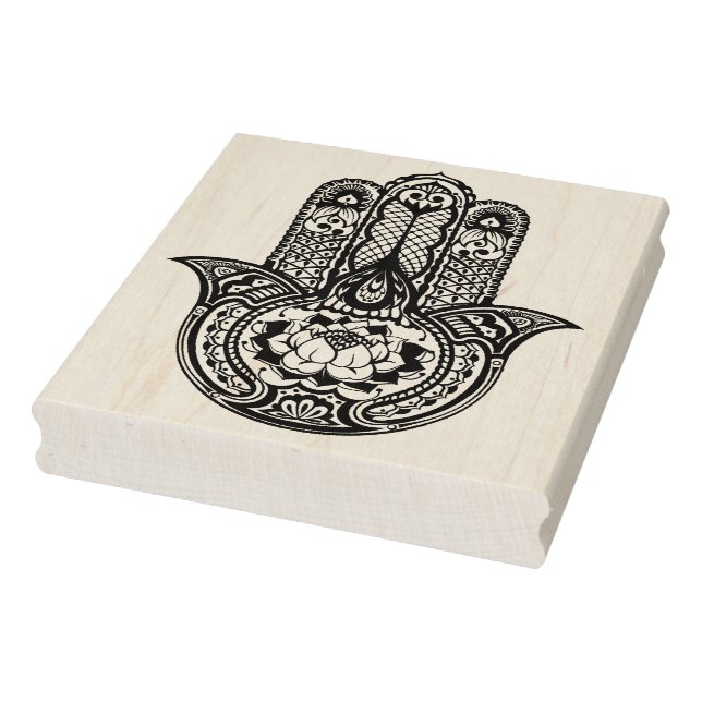 Inspiriertes Hamsa-Symbol Gummistempel (Stempel)