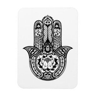 Inspiriertes Hamsa-Symbol Magnet
