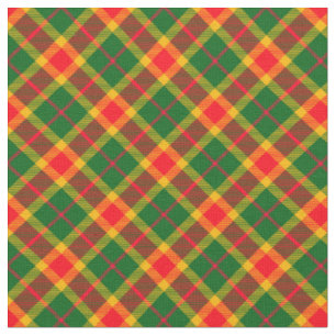 inspiriertes Kariertes Grunge Green Pattern der 90 Stoff