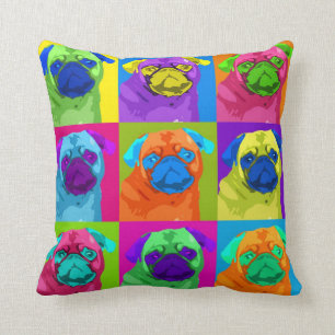 Inspiriertes Mops-Kissen Kissen