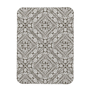 Inspiriertes Muster Magnet