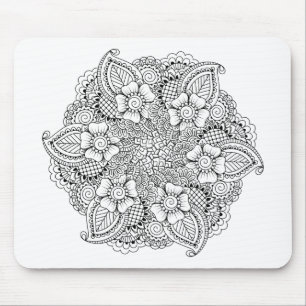 Inspiriertes rundes Element Mousepad