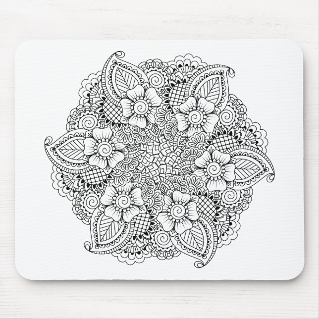 Inspiriertes rundes Element Mousepad (Vorne)