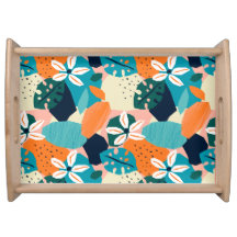 inspiriertes Serviertablett der 50er/60er Jahre