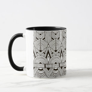 Inspiriertes Stammes- Muster Tasse