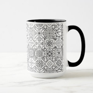 Inspiriertes Talavera-Muster Tasse