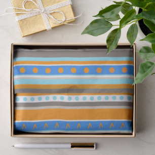 Inspiriertes Tissue Paper mit hellblauem Woodland Seidenpapier
