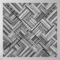 Inspiriertes Tribal Art Muster 2