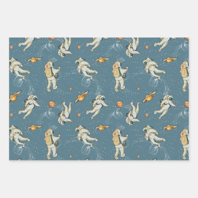 Inspiriertes Wrapping Paper Geschenkpapier Set (Vorderseite)