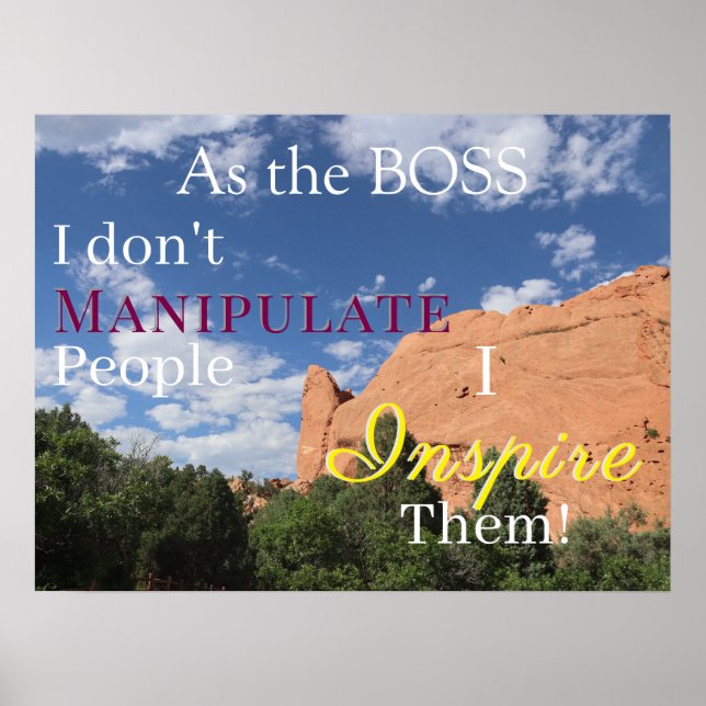 Inspiring Boss Poster (Vorne)