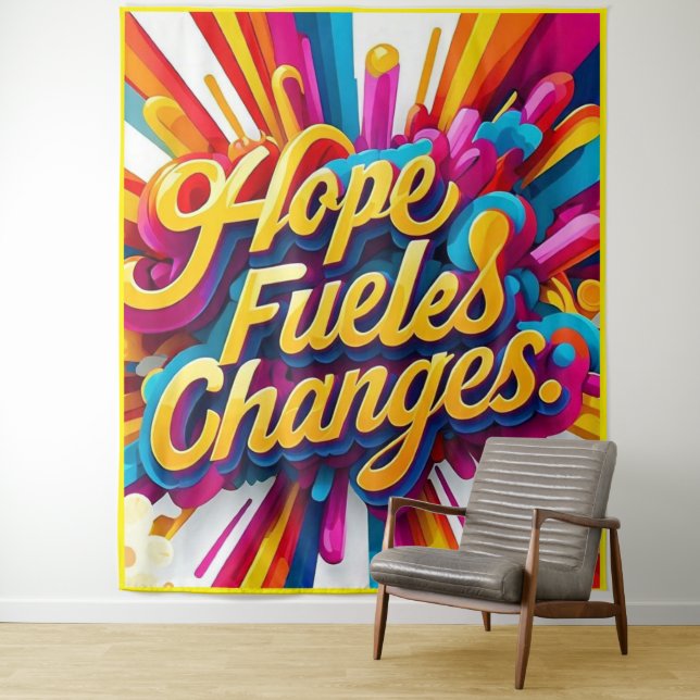 "Inspiring Resilience" Wandteppich (Beispiel)