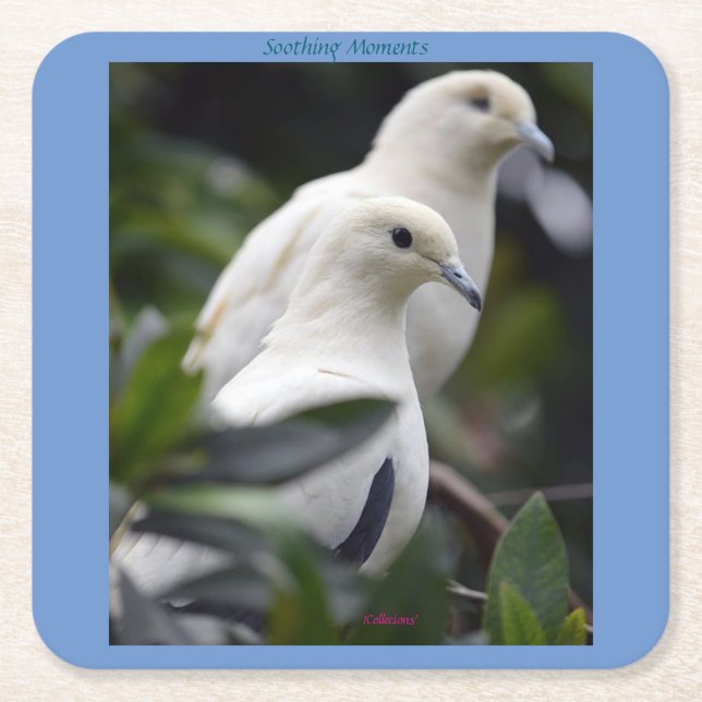 Inspiring Square Paper Coaster Rechteckiger Pappuntersetzer (Vorderseite)