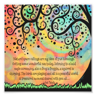 Inspiritivität des wahren Segens Fotodruck