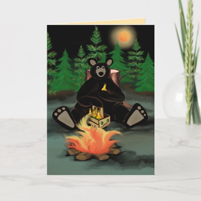 Inspirivity Card "Bier Drink Bear" Karte (Vorderseite)