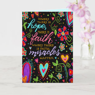 Inspirivity "Miracles Happen" Karte
