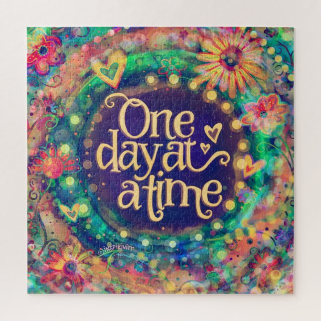 Inspirivity "One Day at a Time" Puzzle (Vertikal)
