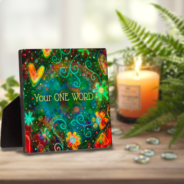 Inspirivity Personalisiert Trendy, Hübsch Floral Fotoplatte (Von Creator hochgeladen)