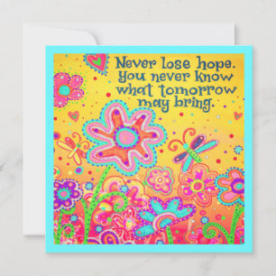 Inspirivity von "Never Lose Hope" Mitteilungskarte