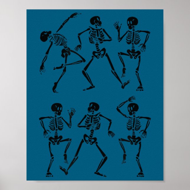 Insrational Dry Bones Rattling Christian Motivatio Poster (Vorne)