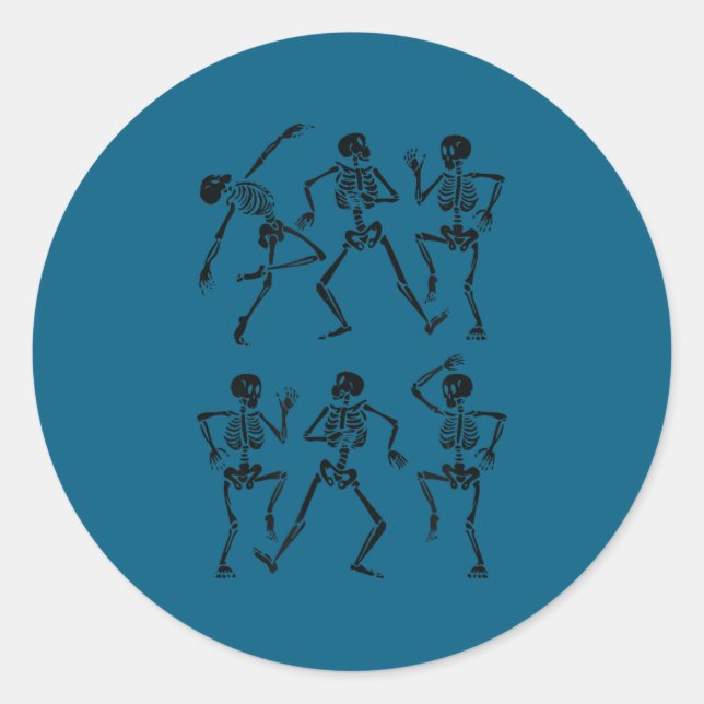 Insrational Dry Bones Rattling Christian Motivatio Runder Aufkleber (Vorderseite)