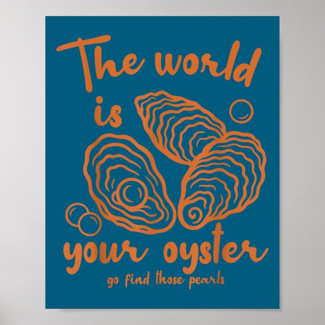 Insred Motivation Ocean The World Is That Your Oys Poster (Vorne)