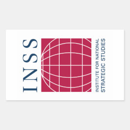 INSS-Logo-Aufkleber Rechteckiger Aufkleber