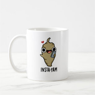 Insta-yam Funny Social Media Veggie Pun Kaffeetasse