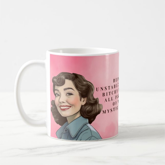 Instabil & Zickig - Retro Mystik Kaffeetasse (Links)