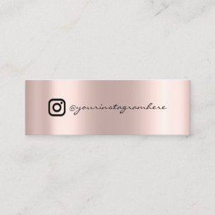 Instagra Sozialmedium-Logo-Ereignis UAWG Schwarzes Mini Visitenkarte