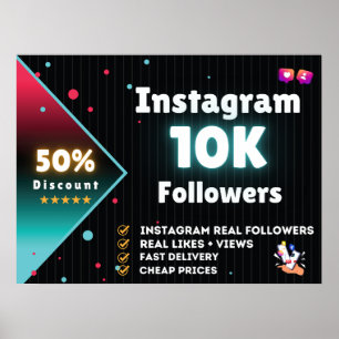 Instagram 10K Followers   Kaufen Sie Instagram Fol Poster
