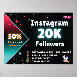 Instagram 20K Followers   Kaufen Sie Instagram Fol Poster
