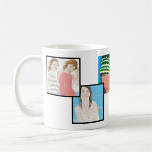 Instagram 6-Foto kundengerechte klassische Kaffeetasse