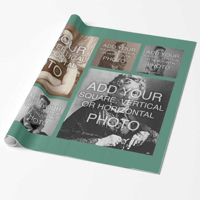 Instagram 6-Foto persönliches kundenspezifisches Geschenkpapier (Ungerollt)