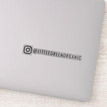 Instagram-Aufkleber | Ihr Instant Name Vinyl Stick