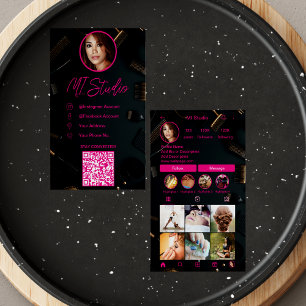 Instagram Business Cards, Influencer, Östhetiker Visitenkarte