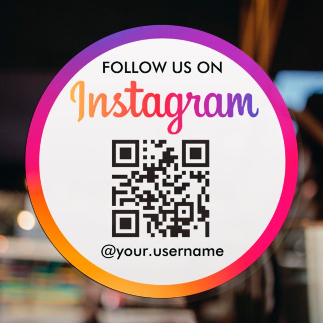 Instagram Business QR Code Aufkleber (Von Creator hochgeladen)
