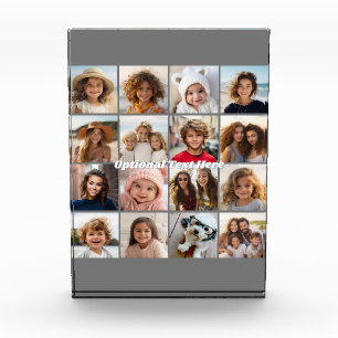 Instagram Collage - 16 Bilder - Farbe editierbar Fotoblock