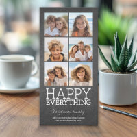 Instagram Collage mit 6 Fotos auf Schiefertafel