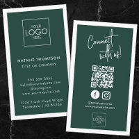 Instagram Facebook Social Media Minimalistisch QR-