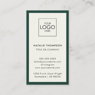 Instagram Facebook Social Media Minimalistisch QR- Visitenkarte