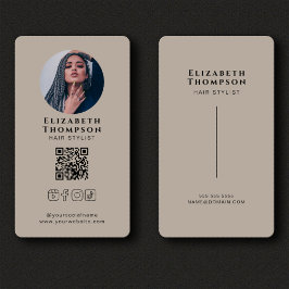 Instagram Facebook TikTok Social Media QR Code Visitenkarte