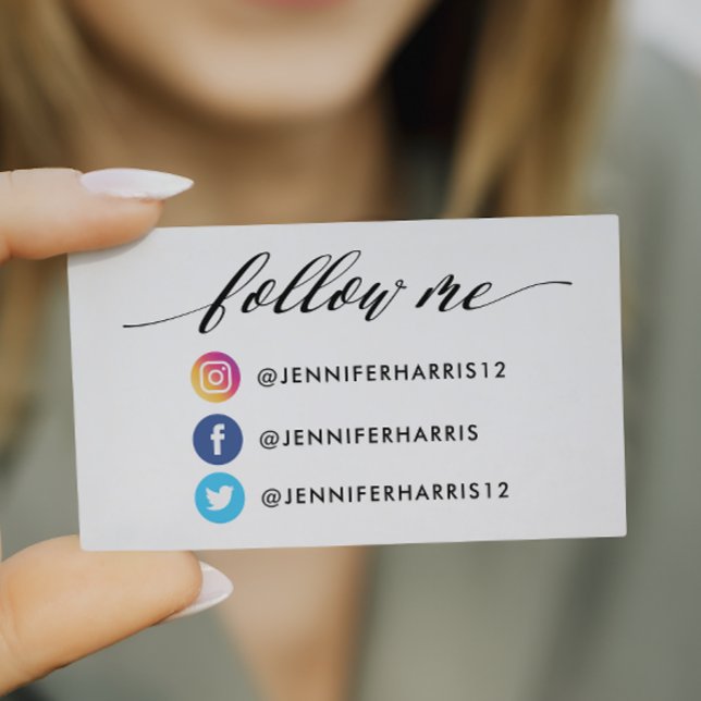 Instagram Facebook Twitter Qr Code Visitenkarte (Von Creator hochgeladen)