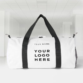 Instagram-Fitness für das benutzerdefinierte White Duffle Bag