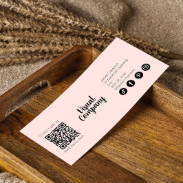 Instagram folgen Qr Code Rosa Modernes Skript